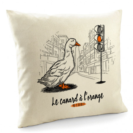 Coussin "Le canard à...