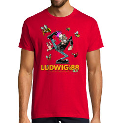 Tee-shirt homme rouge Le printemps du pogo 2 (Ludwig Von 88,Laul)