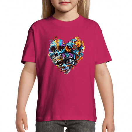 T-shirt enfant "Heart Skull"