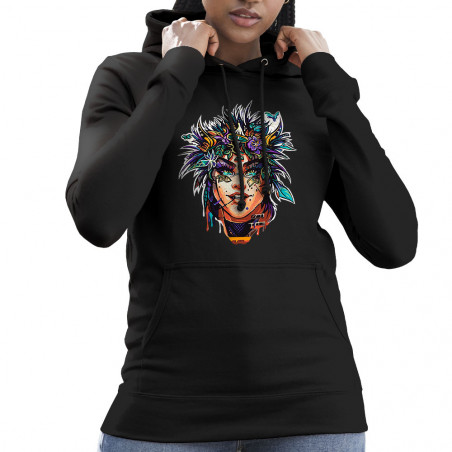 Sweat femme à capuche...