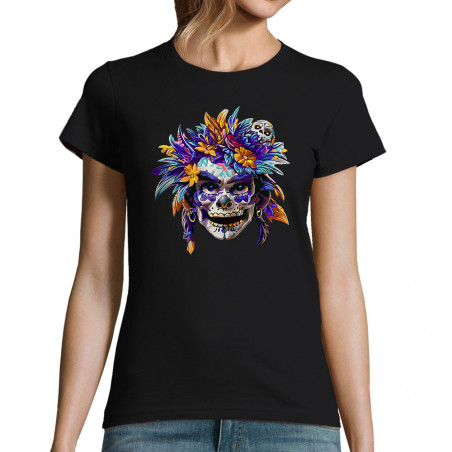 T-shirt femme "Skull Native...