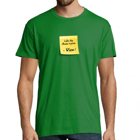 T-shirt homme "Post-it rien"