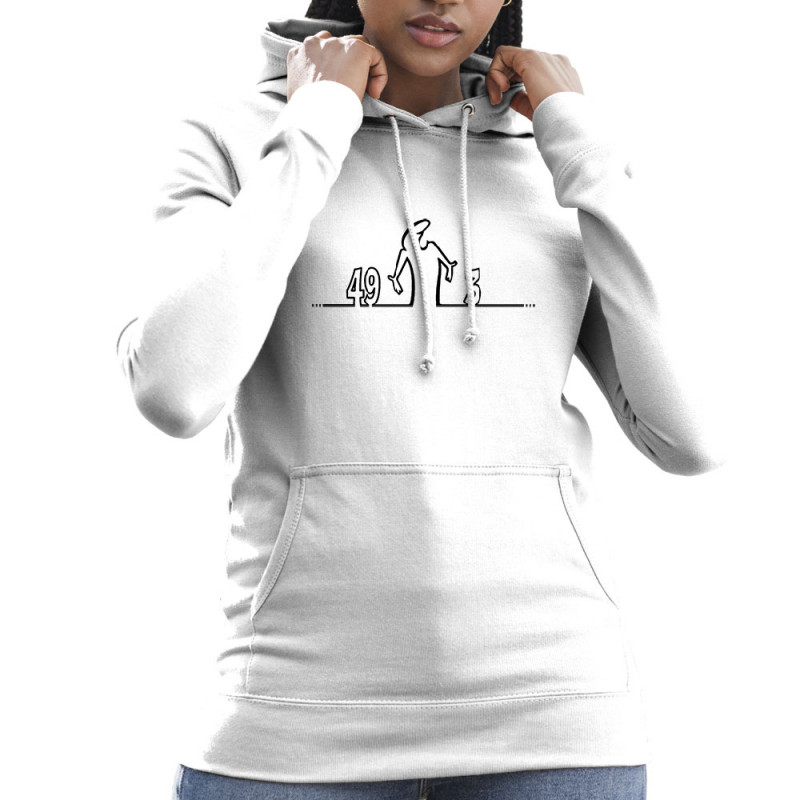 Sweat femme à capuche blanc 49 Alinéa 3 (Gondrax,Slogans Débiles,Humour,Slogans engagés)
