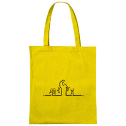 Sac shopping en toile jaune 49 Alinéa 3 (Gondrax,Slogans Débiles,Humour,Slogans engagés)