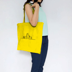 Sac shopping en toile jaune 49 Alinéa 3 (Gondrax,Slogans Débiles,Humour,Slogans engagés)