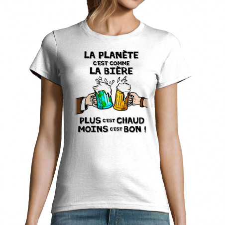 T-shirt femme "La planète...