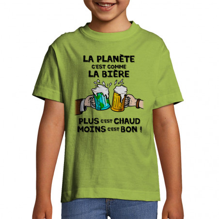 T-shirt enfant "La planète...