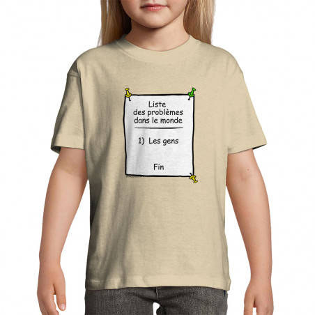 T-shirt enfant "Problèmes...