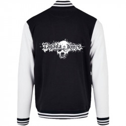 Teddy baseball en molleton noir et blanc Tagada Jones - 666 (Tagada Jones)