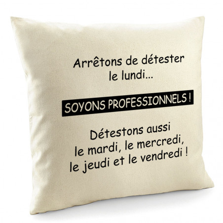 Coussin "Soyons...
