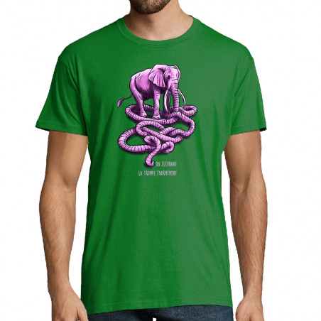 T-shirt homme "Un éléphant...