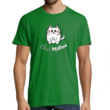 T-shirt homme "Chat Mallow"