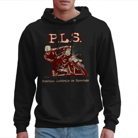 Sweat homme à capuche "PLS...