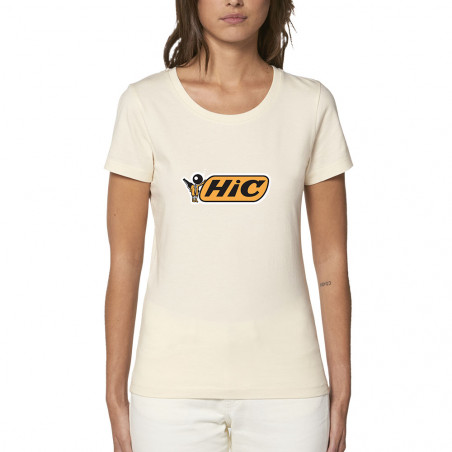 T-shirt femme coton bio "Hic"