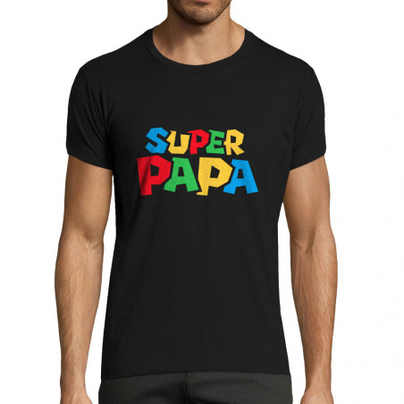 T-shirt homme fit "Super Papa"