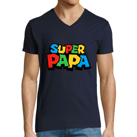 T-shirt homme col V "Super...