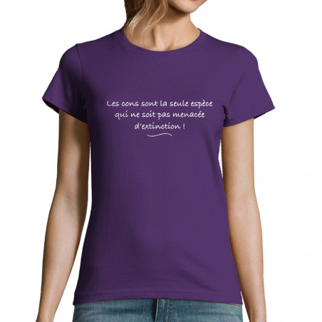 T-shirt femme "les cons...