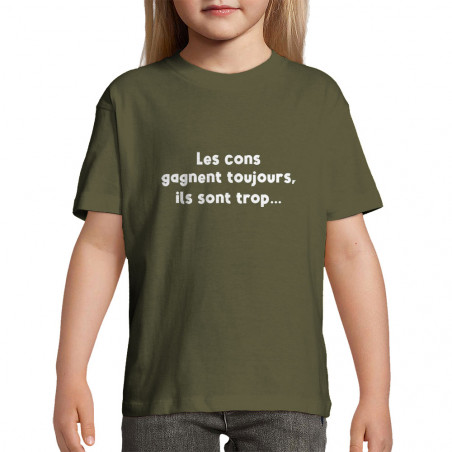 T-shirt enfant "Les cons...