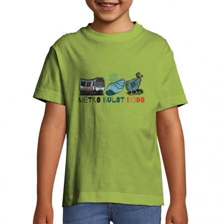 T-shirt enfant "Métro Bulot...
