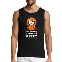 Débardeur homme noir Ils ont tué Kitty (Baxt,Détournements,Humour)
