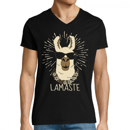 T-shirt homme col V "Lamaste"