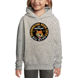 Sweat enfant à capuche gris chiné WDC - 40th Anniversary (Washington Dead Cats,Chats)