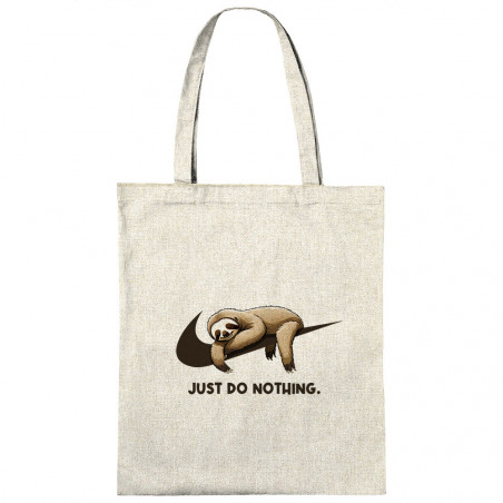 Sac shopping en toile "Just...