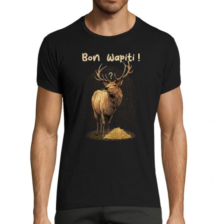T-shirt homme fit "Bon Wapiti"