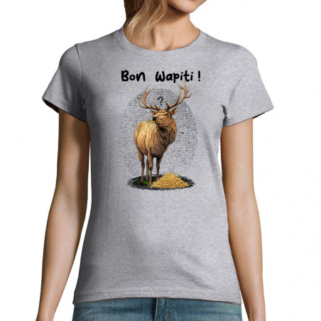 T-shirt femme "Bon Wapiti"