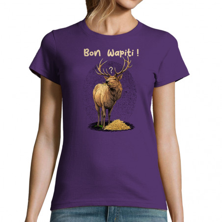 T-shirt femme "Bon Wapiti"