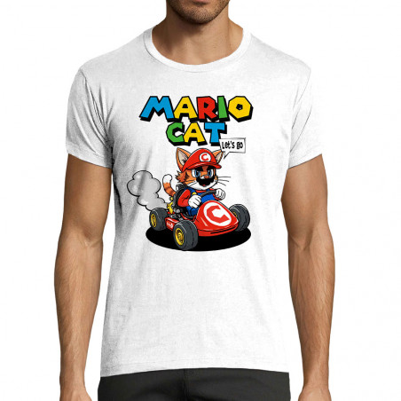 T-shirt homme fit "Mario Cat"
