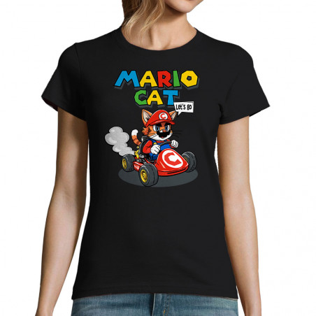 T-shirt femme "Mario Cat"