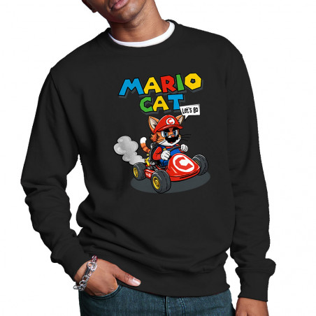 Sweat homme col rond "Mario...