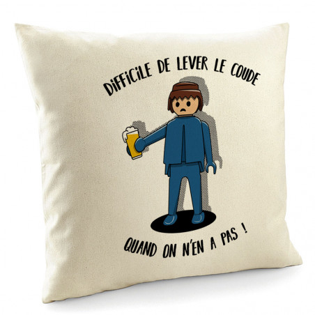 Coussin "Difficile de lever...