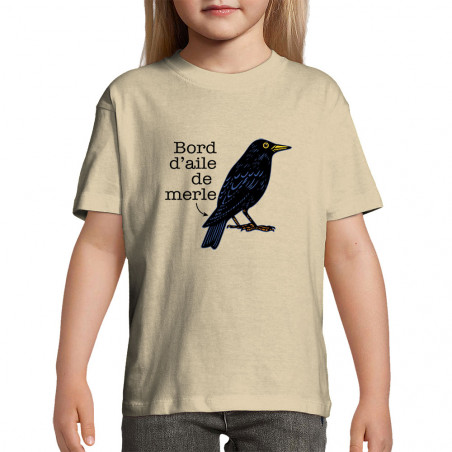 T-shirt enfant "Bord d'aile...