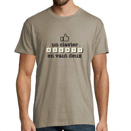 T-shirt homme "Un clavier...