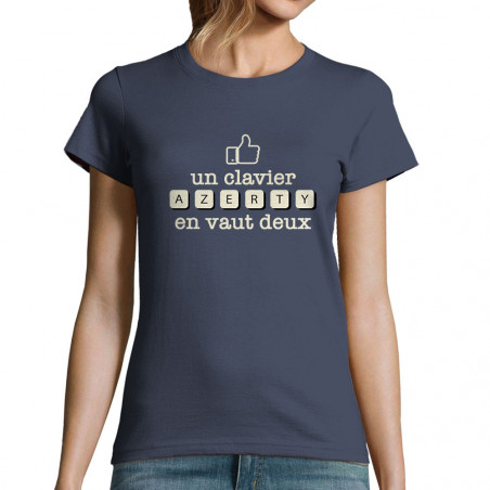 T-shirt femme "Un clavier...