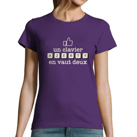 T-shirt femme "Un clavier...