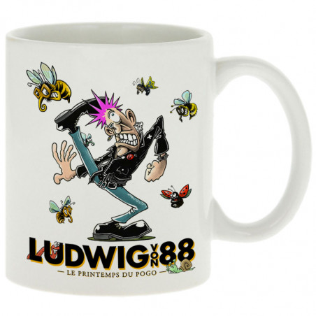 Mug blanc Le printemps du pogo 2 (Ludwig Von 88,Laul)