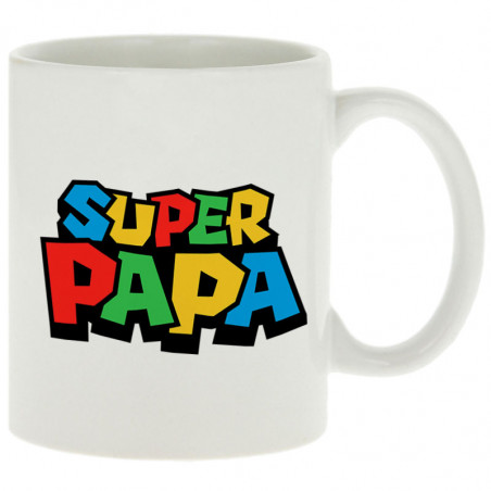 Mug "Super Papa Mario Style"