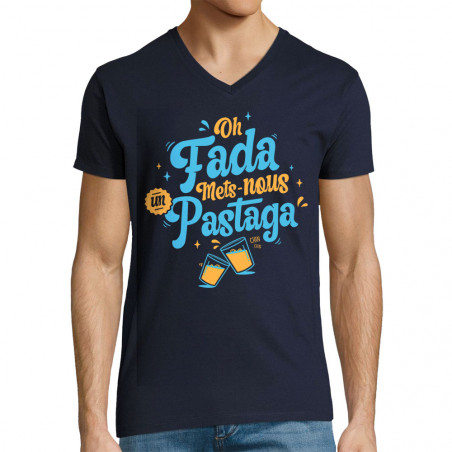T-shirt homme col V "Fada...