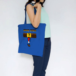 Sac shopping en toile bleu royal Mario Game Over (Le Duc,Jeux Vidéo / Geek)