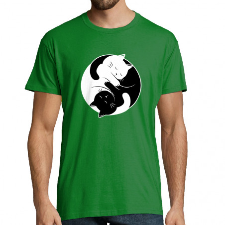 T-shirt homme "Yin Yang Cat"