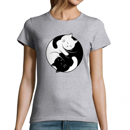 T-shirt femme "Yin Yang Cat"