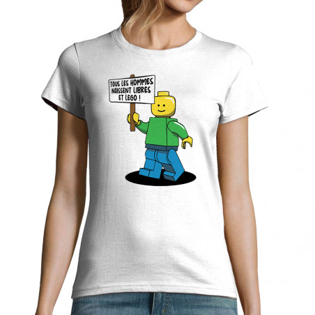 T-shirt femme "Libres et Légo"