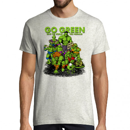 T-shirt homme "Go Green Heros"