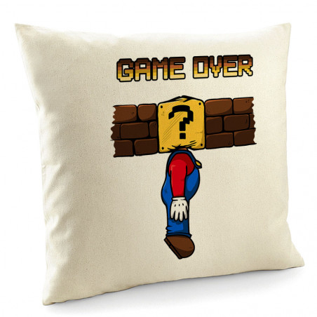 Coussin "Mario Game Over"