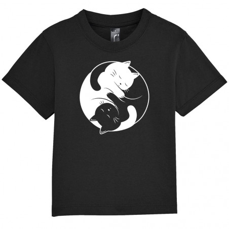T-shirt bébé "Yin Yang Cat"