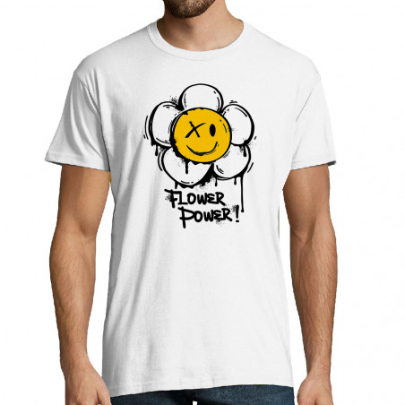 T-shirt homme "Flower Power"