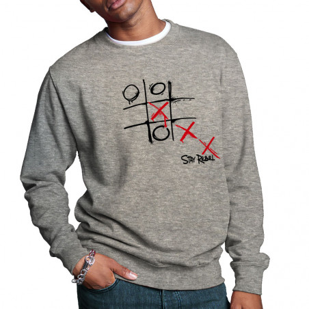 Sweat homme col rond "Stay...